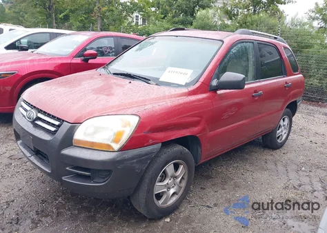 2006 Kia Sportage Lx from USA, damaged, VIN KNDJF724867241204
